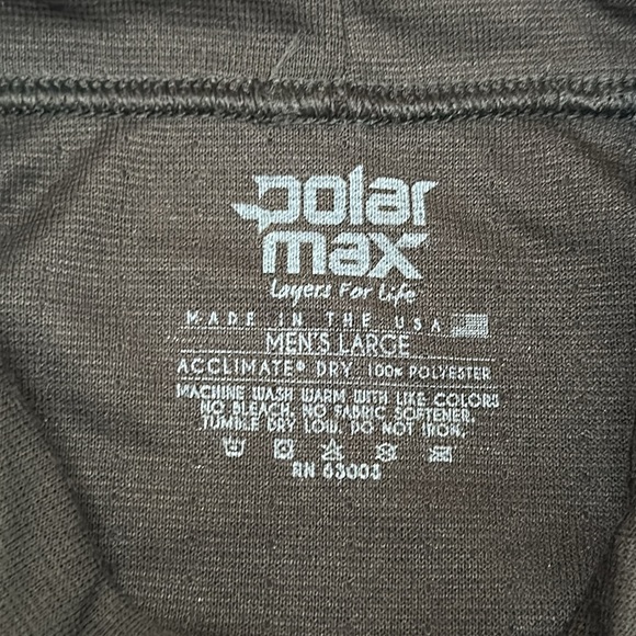 PolarMax BASELAYER CREW TOP (2) - Black - Picture 6 of 8